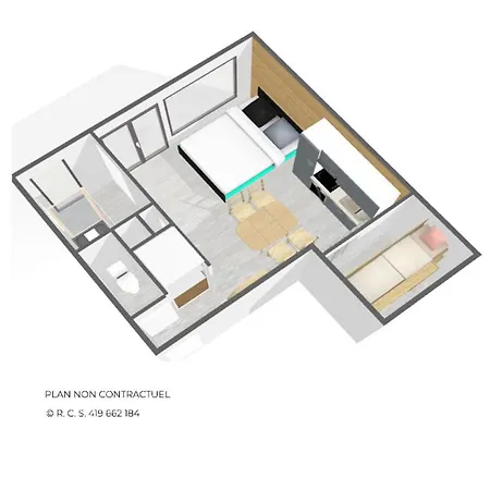 Apartment Oisans - Pour 4 Entierement Renove Aux Pieds Au Coeur Des Menuires Mae-5514 *